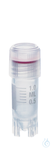 Cryogen. tube PP y-ster. screw cap PP, 1,2 ml ext. thread 12,5x41 mm...