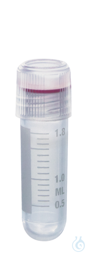 Cryogen. tube PP y-ster. screw cap PP, 2 ml ext...