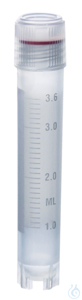 Cryogen. tube PP y-ster. screw cap PP 4 ml ext. thread 12,5x76 mm selfstand. Cryotubes, 4 ml,...