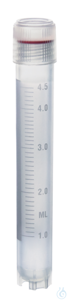 Cryogen.tube PP y-ster. screw cap PP 5 ml ext. thread 12,5x90 mm selfstand....