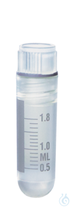 Cryogen.tube PP y-ster. screw cap PP, 2 ml int. thread 12,5x48 mm round...