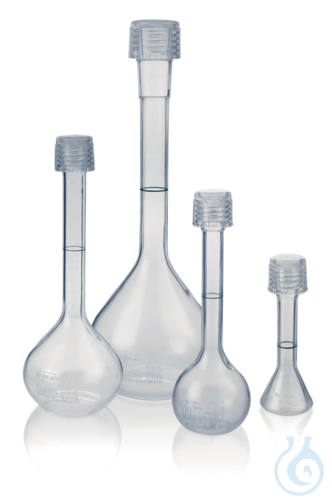 Volumetric flask PFA cl. A, 25 ml, GL 18, with ...