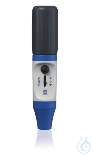 macro-Pipettierhelfer f. Pip. 0,1-200 ml, blau m. Ersatz-Membranfilter (hydropho