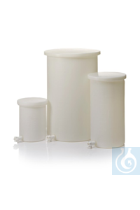 Nalgene™ Strapazierfähige zylindrische LLDPE-Tanks mit Ablasshahn Each 5 gal., 19L Nalgene™...