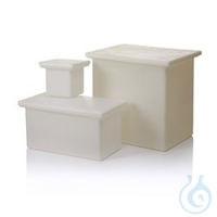 Nalgene™ Heavy-Duty Rectangular LLDPE Tank with Covers Versatility at a lower cost than...
