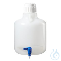 Nalgene™ autoklavierbare Polypropylen-Ballonflasche mit Hahn, 10 l