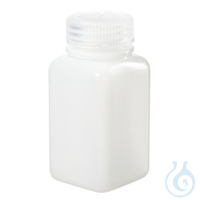 Nalgene™ quadratische HDPE-Weithalsflaschen mit Verschluss, 175 ml Diese chemisch...