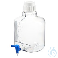 Nalgene™ Round Polycarbonate Clearboy™ Carboy with Spigot For Use With: Suitable for...