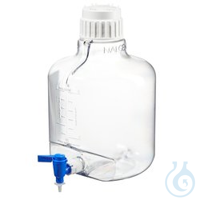 Nalgene™ Clearboy™, rund, aus Polycarbonat mit Hahn, 10 l Thermo Scientific™...