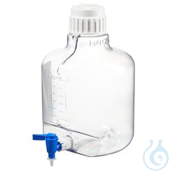 Nalgene&trade; Clearboy&trade;, rund, aus Polycarbonat mit Hahn, 10 l