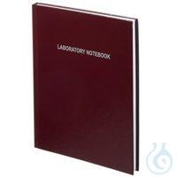 Nalgene™ Lab Notebook 8,5 x 11 in. zuurvrij papier pagina's met 0,25 in. rasterlijnen Case...