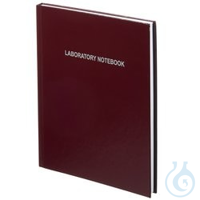 Nalgene™ Carnet de laboratoire 8.5 x 11 in. pages papier sans acide avec 0.25 in. lignes de...