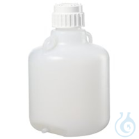 Nalgene™ autoklavierbare Polypropylen-Ballonflaschen mit Schlauchanschluss am Boden, 10 l...