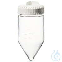 Nalgene™ polycarbonaat conische bodem centrifugeerfles, doos à 36 27.500 x G 175 ml...