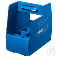 Nalgene™ 4-in-1 EZ Tote™ Tragekorb; aus gewelltem Kunststoff, blau Thermo...