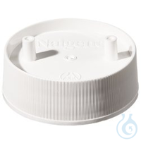 Nalgene&trade; Verschlüsse mit Schlauchanschluss; weißes PP Thermo Scientific&trade; Nalgene...