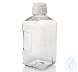 Nalgene&trade; Quadratische Polycarbonat-Flasch...