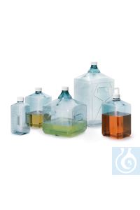 Nalgene™ InVitro™ Biotainer™ PETG-Flaschen 500 ml Case of 70 Quadratisch 38 mm