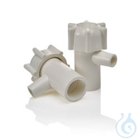 Nalgene™ Afvoerkranen voor opslagtanks 19mm NPT buitenschroefdraad Geval van 6 LDPE Nalgene™...