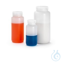 Bouteilles et bonbonnes certifiées Nalgene™ ultra-pures en HDPE 30mL Case of 72 34.3mm 20mm...