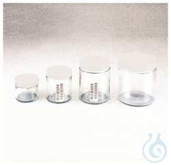 Wide-Mouth VOA Glass Jars with Closure