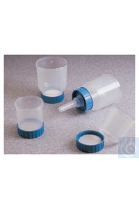 Entonnoir à filtre pour analyse Nalgene™ Case of 50 blanc/noir 0.45 µm 100 ml Entonnoirs de...