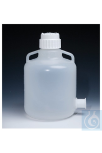 Nalgene™ Autoklavierbare Polypropylen-Ballonflaschen mit 1,5 Zoll-Sanitärflansch 10L Each 83B...