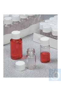 Nalgene™ Flacons de diagnostic transparents en PETG avec bouchon : stérile, emballage en...