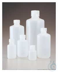 Nalgene&trade; Economy-Enghalsflaschen, HDPE: Großpackung, montiert, 250 ml