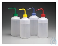 Nalgene™ LDPE-spuitflessen met kleurmarkering 500ml Geval van 24 groen Nalgene™ LDPE-spuitflessen...