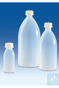 Narrow-neck bottle, PFA, with screw-cap,
500 ml, thread S 28