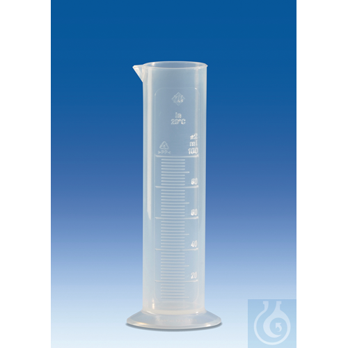 Graduated cylinders, PP, short form, 100 ml : 2...