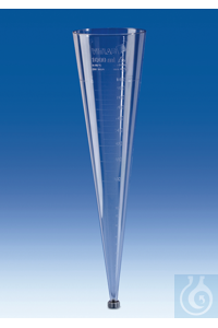 Imhoff sedimentation cone, SAN, 1000 ml