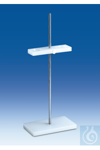 Filter funnel support, PP/aluminium,
base plate 250 x 140 mm, for 2 funnels