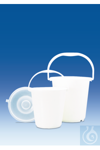 Bucket, PE-HD, white,
5 l, graduated Bucket, PE-HD, white,
5 l, graduated