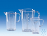 Messbecher, SAN, erhabene Skala, 250 ml