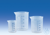 Beaker, PP, raised, embossed blue scale,
600 ml : 50 ml