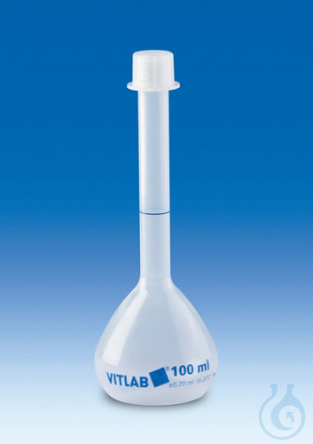 Messkolben, PP, Klasse B mit Schraubkappe, PP, 1000 ml