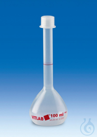 Messkolben, PMP, Klasse B mit Schraubkappe, PP, 250 ml