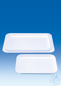 Tablett, MF, weiß, flache Form, 240 x 180 x 17 mm
