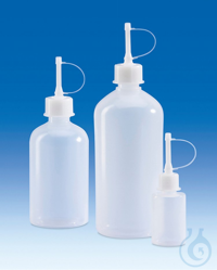 Dropping bottle, PE-LD, round,
1000 ml, with screw cap, GL 32