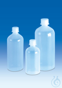 Frasco de boca angosta, PP, redondo, 500 ml