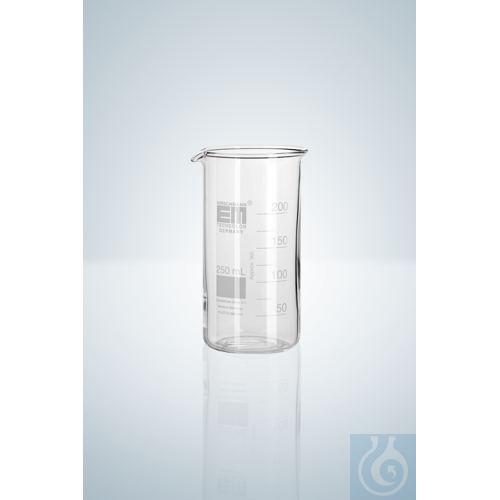 BECHER, H.F.,BORO 3.3,250 ML M. TEILUNG UND AUS...