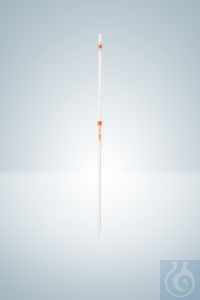VOLLPIPETTEN B 15 ML BRAUN GRADUIERT Vollpipette, Klasse, mit Silberdiffusionsfarbe dauerhaft...