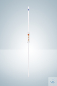 VOLLPIPETTEN B 20 ML BRAUN GRADUIERT Vollpipette, Klasse, mit Silberdiffusionsfarbe dauerhaft...