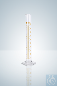 Maatcilinder DURAN®, cl. B, bruine grad., 25:0,5 ml, h 170 mm Maatcilinder DURAN®, klasse B,...