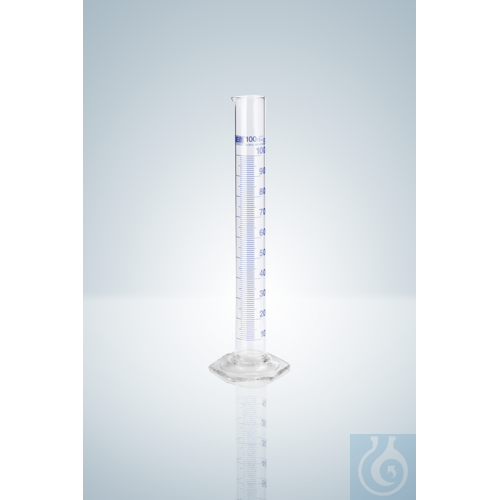 MESSZYLINDER B 2000 ML STRICHTEILUNG BLAU GRADU...