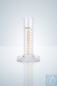 Maatcilinder DURAN®, cl. B, bruine grad., lage vorm, 50:2 ml Maatcilinder DURAN®, klasse B,...