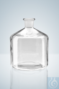 Reservoir bottles for automatic, burettes, 2000 ml, NS 29/32, clear glass...