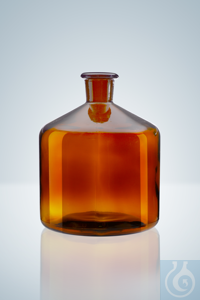 Reservoir bottles for automatic burettes,  2000 ml, NS 29/32, amber glass Reservoir bottles for...
